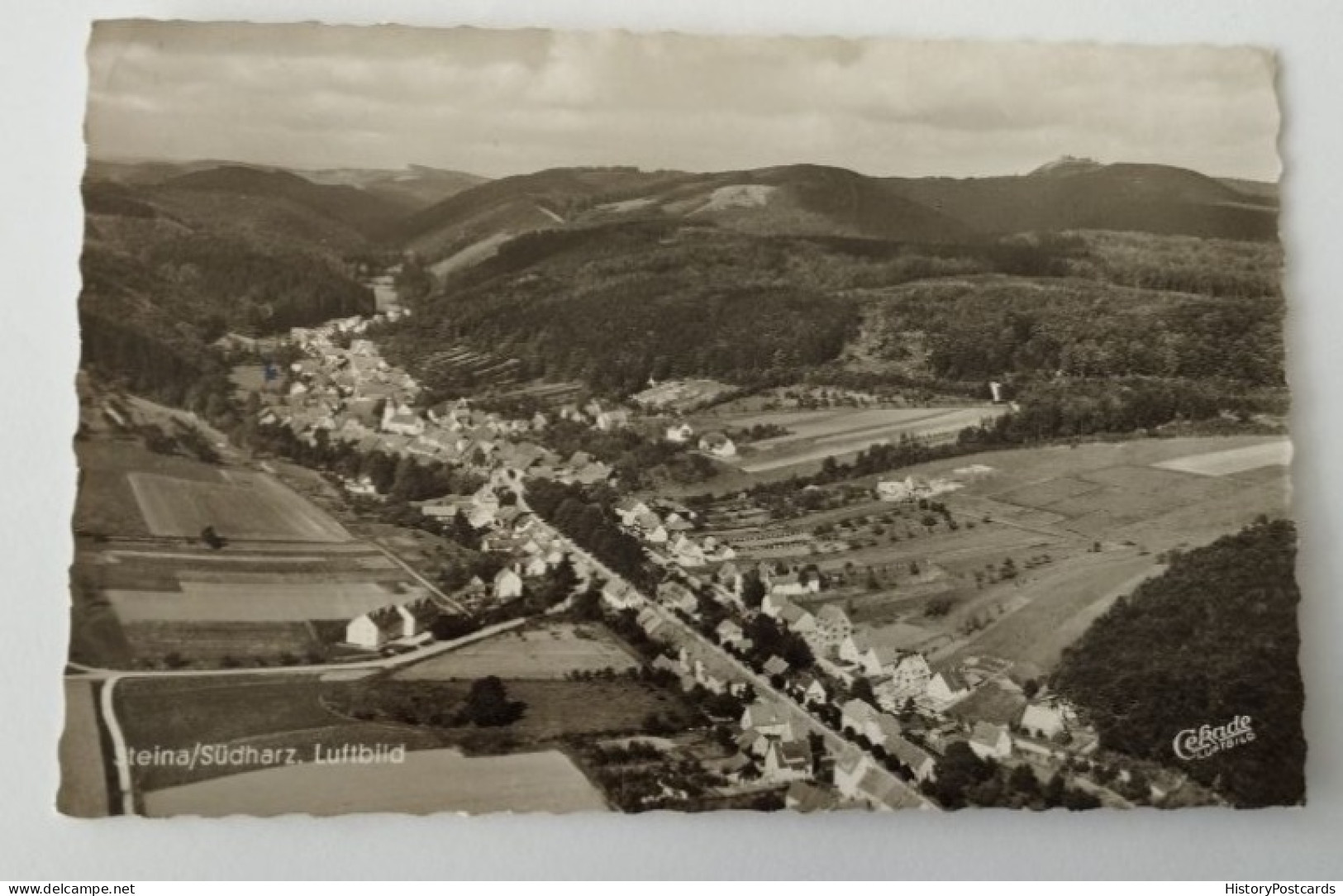 Steina / Südharz, Luftbild, Bad Sachsa, 1961 - Bad Sachsa