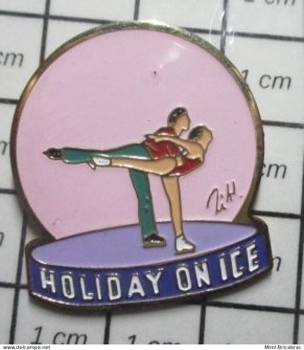 411H Pin's Pins / Beau Et Rare / THEME : SPORTS / PATINAGE ARTISTIQUE HOLIDAY ON ICE - Patinage Artistique