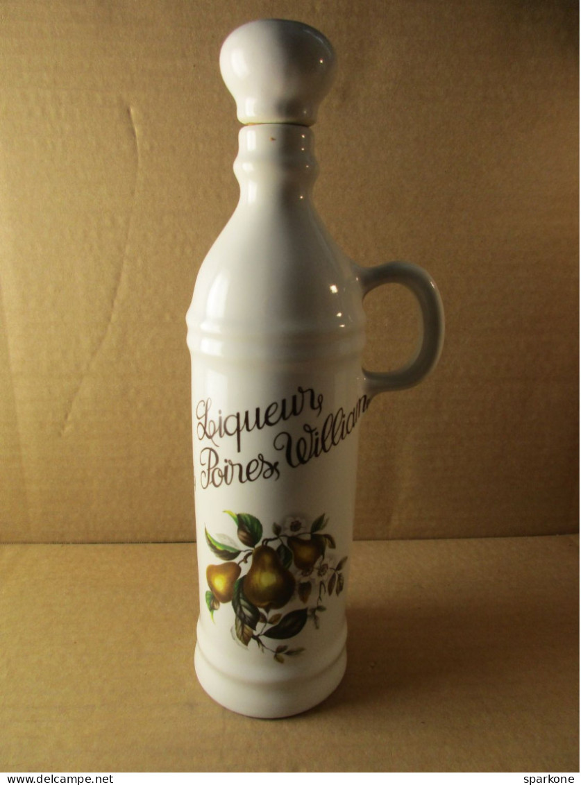 Bouteille Liqueur De Poires William - Porcelaine Véritable - Revol France - Alcoolici