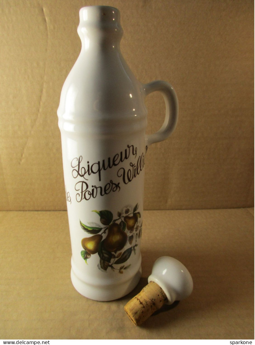 Bouteille Liqueur De Poires William - Porcelaine Véritable - Revol France - Licor Espirituoso