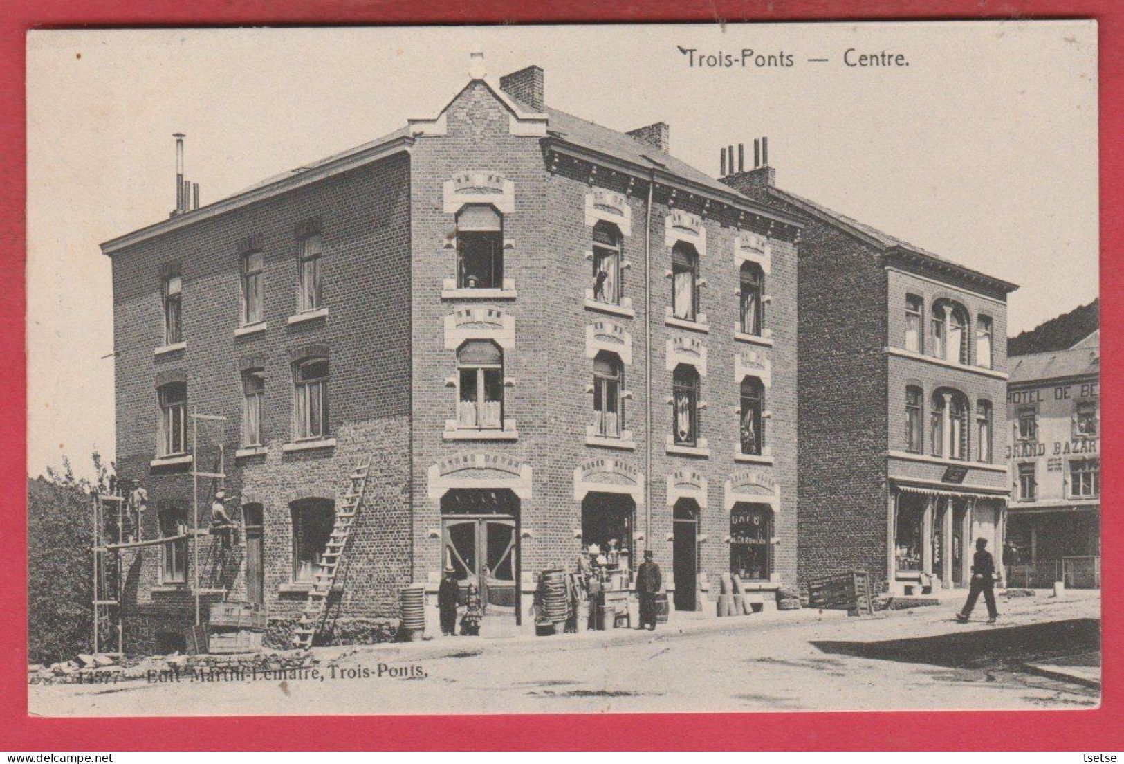 Trois-Ponts - Centre ... Bâtiment En Construction ( Voir Verso ) - Trois-Ponts