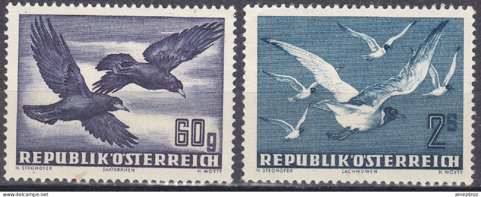 Autriche 1950 PA N° 55-56 MNH ** Oiseaux (K7) - Neufs