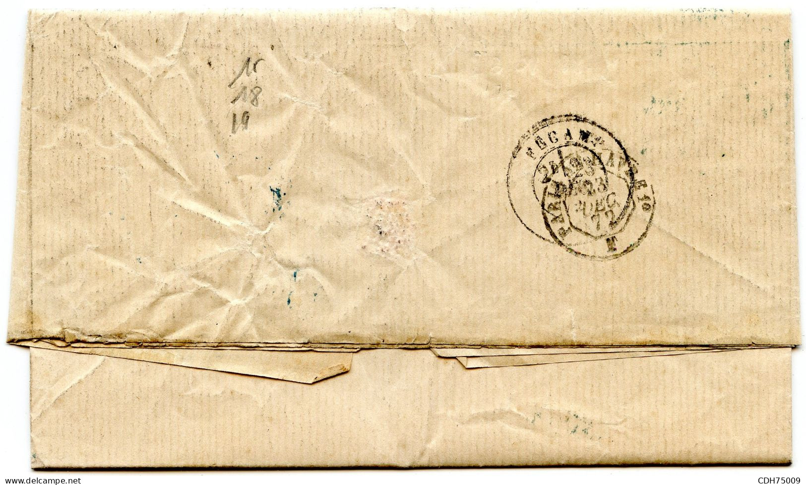 NORVEGE - 8SK + 3SK + 4SK (DEUX EMISSIONS) SUR LETTRE AVEC CORRESPONDANCE DE CHRISTIANA POUR LA FRANCE, 1872 - Covers & Documents