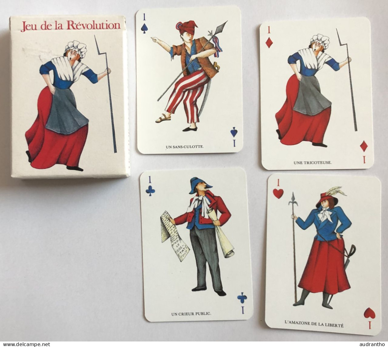 Beau Jeu De 54 Cartes - La Révolution Française - Grimaud 1988 - Silvia Maddonni - 54 Carte