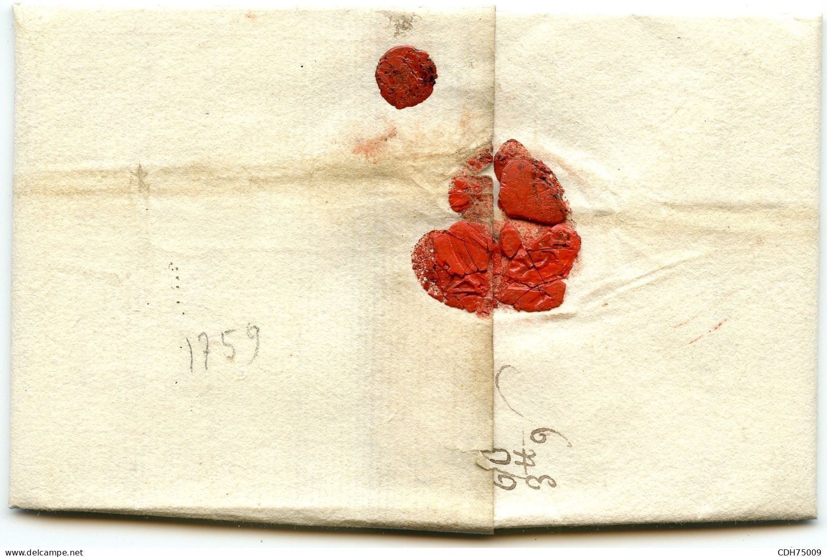 LUXEMBOURG - LUXEMB. AU TAMPON SUR LETTRE AVEC CORRESPONDANCE POUR LA FRANCE, 1759 - ...-1852 Préphilatélie