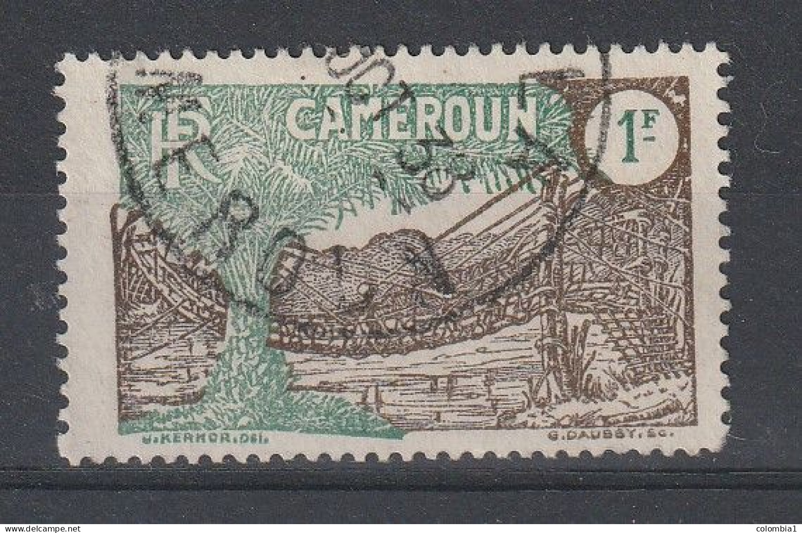 CAMEROUN YT 143 Oblitéré DOUALA Oct 1938 - Used Stamps