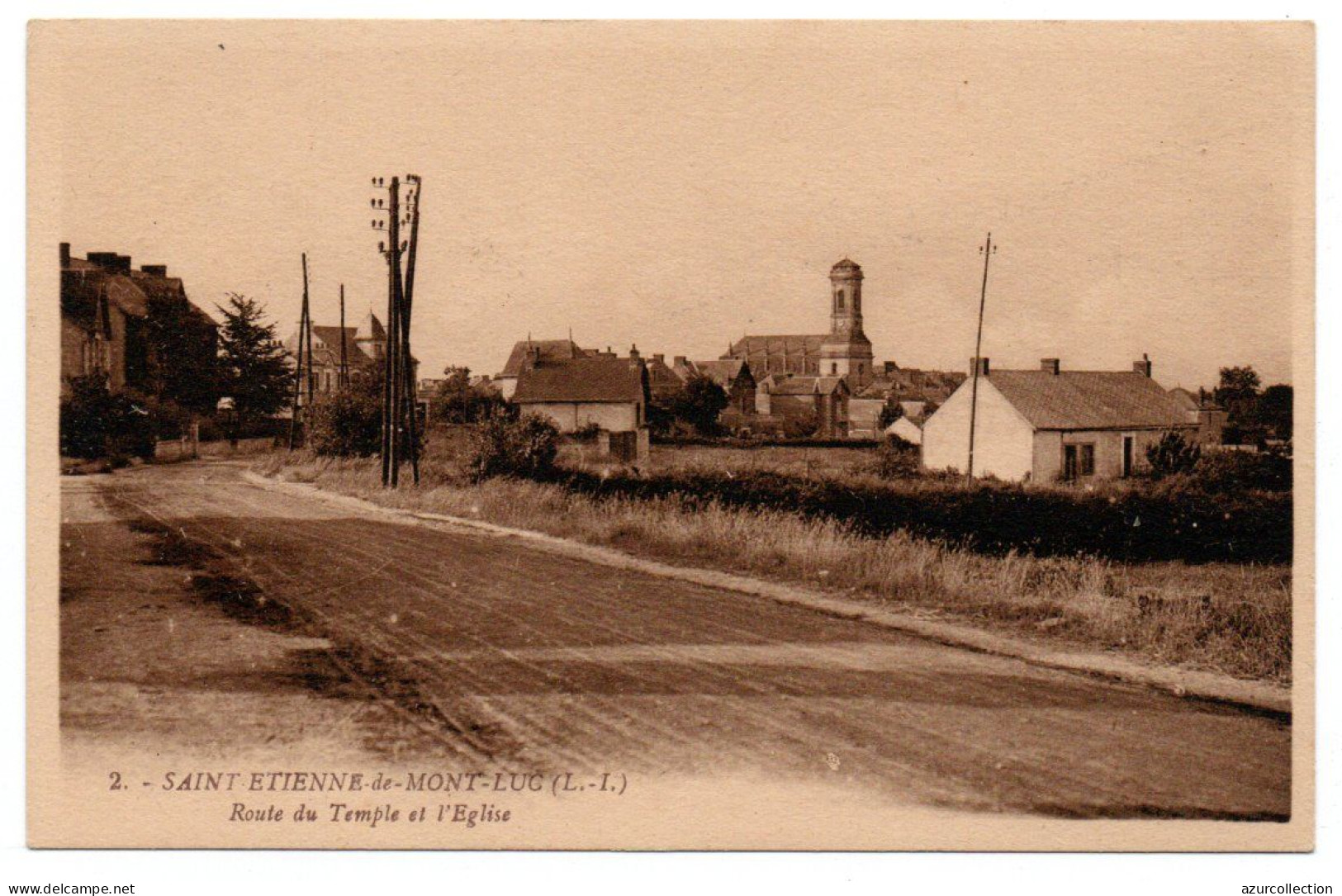 Route Du Temple Et église - Saint Etienne De Montluc