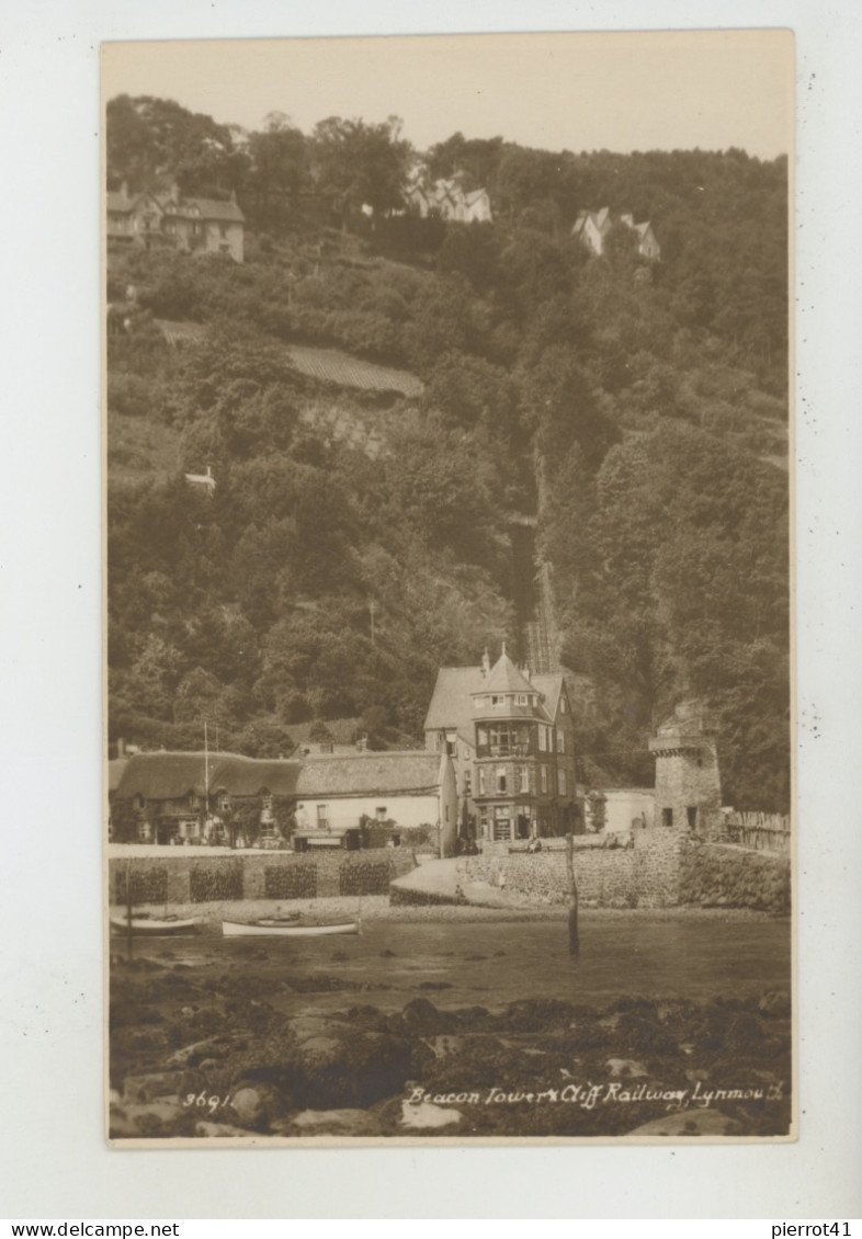 ROYAUME UNI - ENGLAND - DEVON - LYNMOUTH - Beacon Tower - Cliff Railway - Lynmouth & Lynton