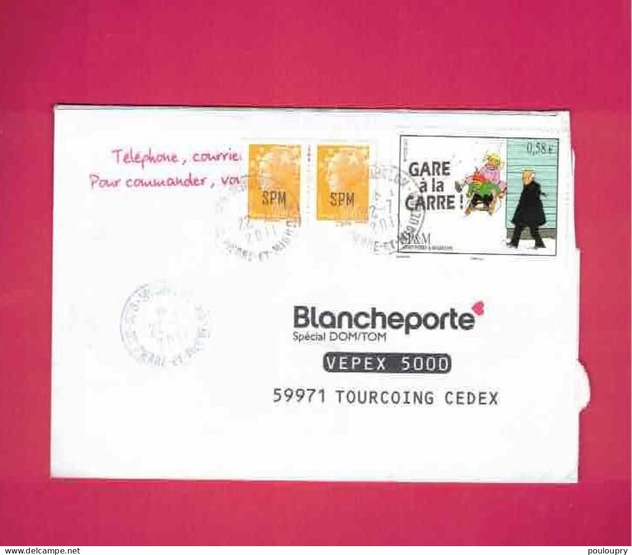 Lettre De 2011 Pour La France - YT N° 932 En Paire Et 985 - Covers & Documents