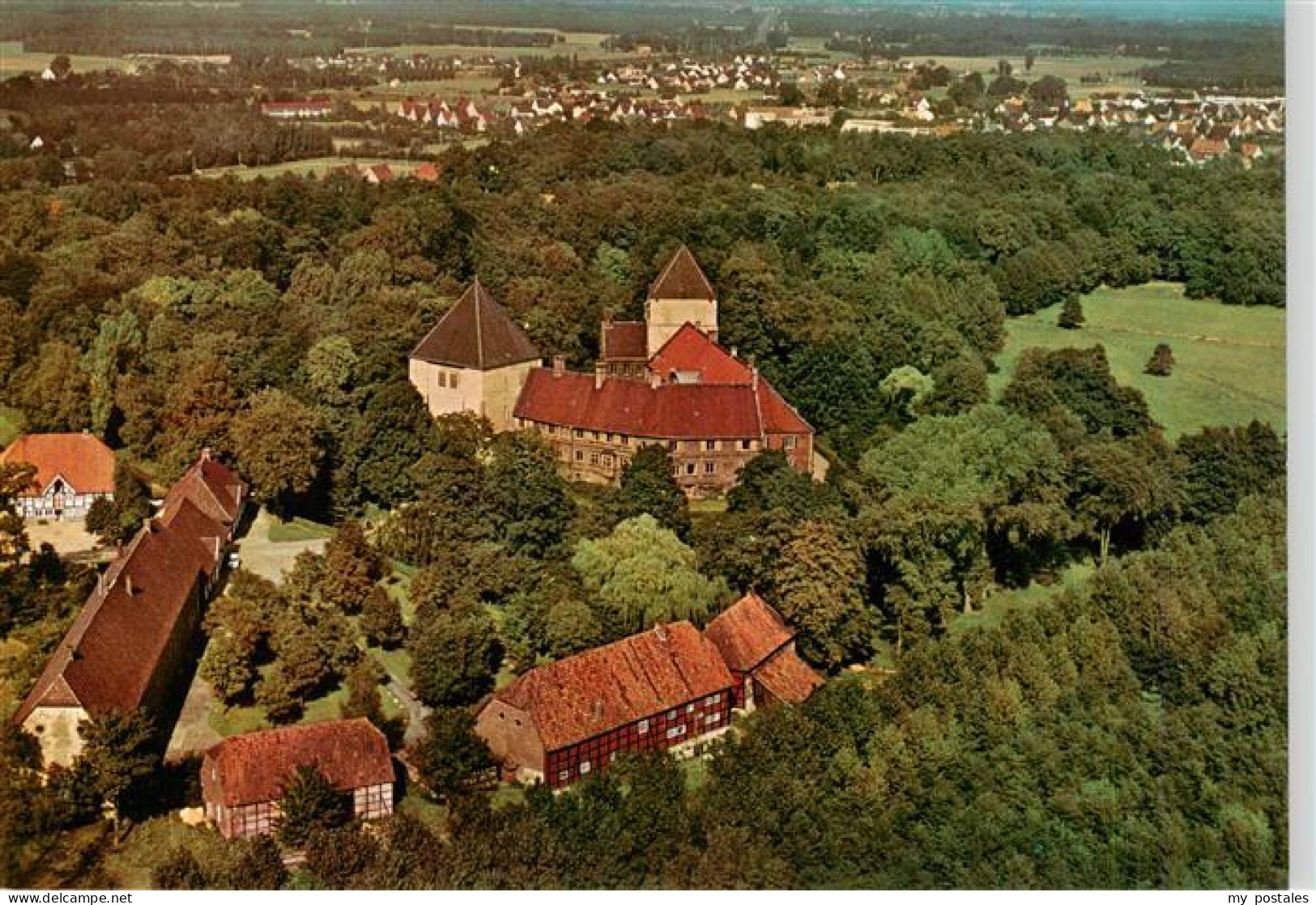 73909080 Rheda -Wiedenbrueck Westfalen Schloss Rheda Fliegeraufnahme - Rheda-Wiedenbrück