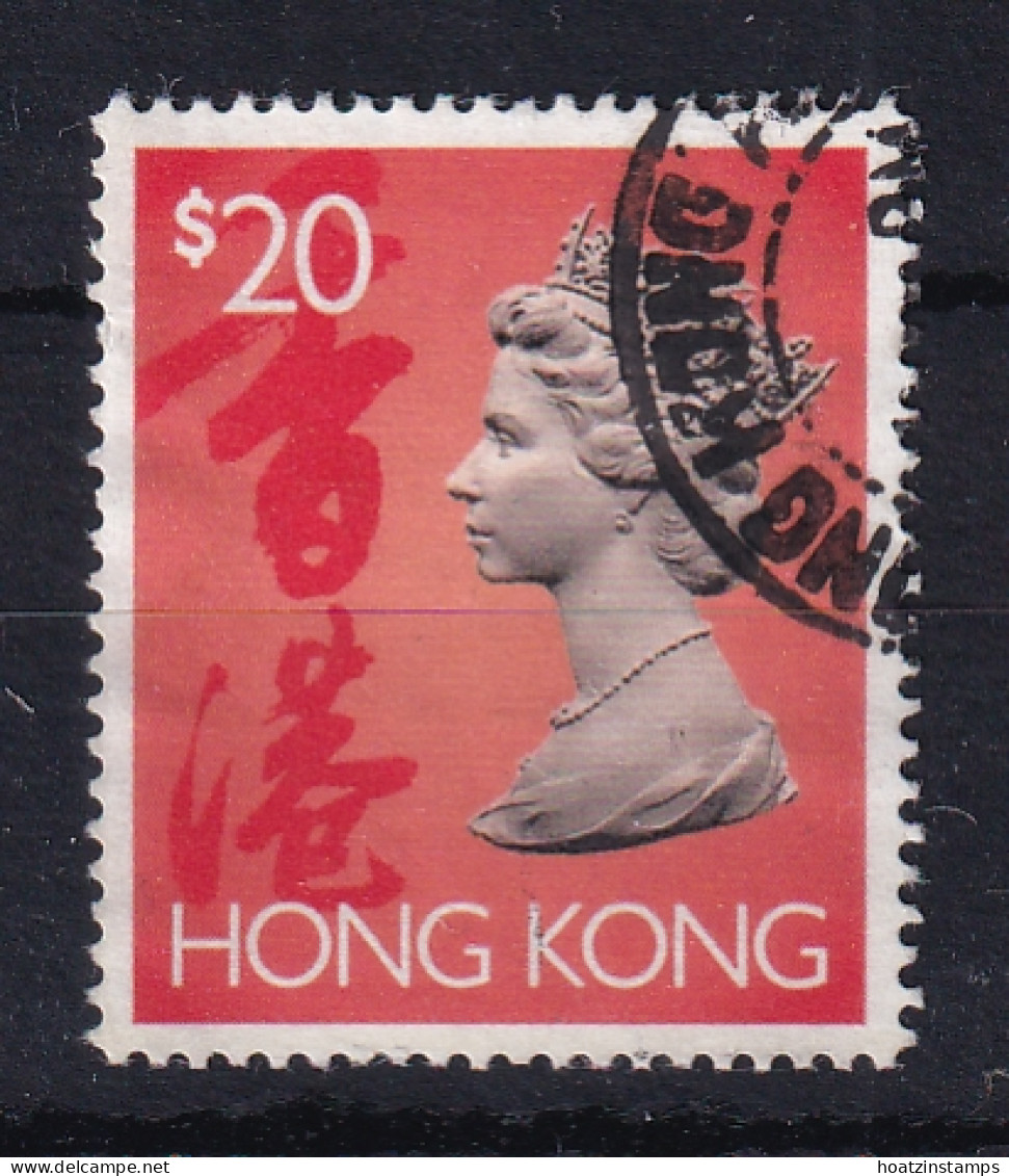 Hong Kong: 1992   QE II    SG716      $20       Used - Gebraucht