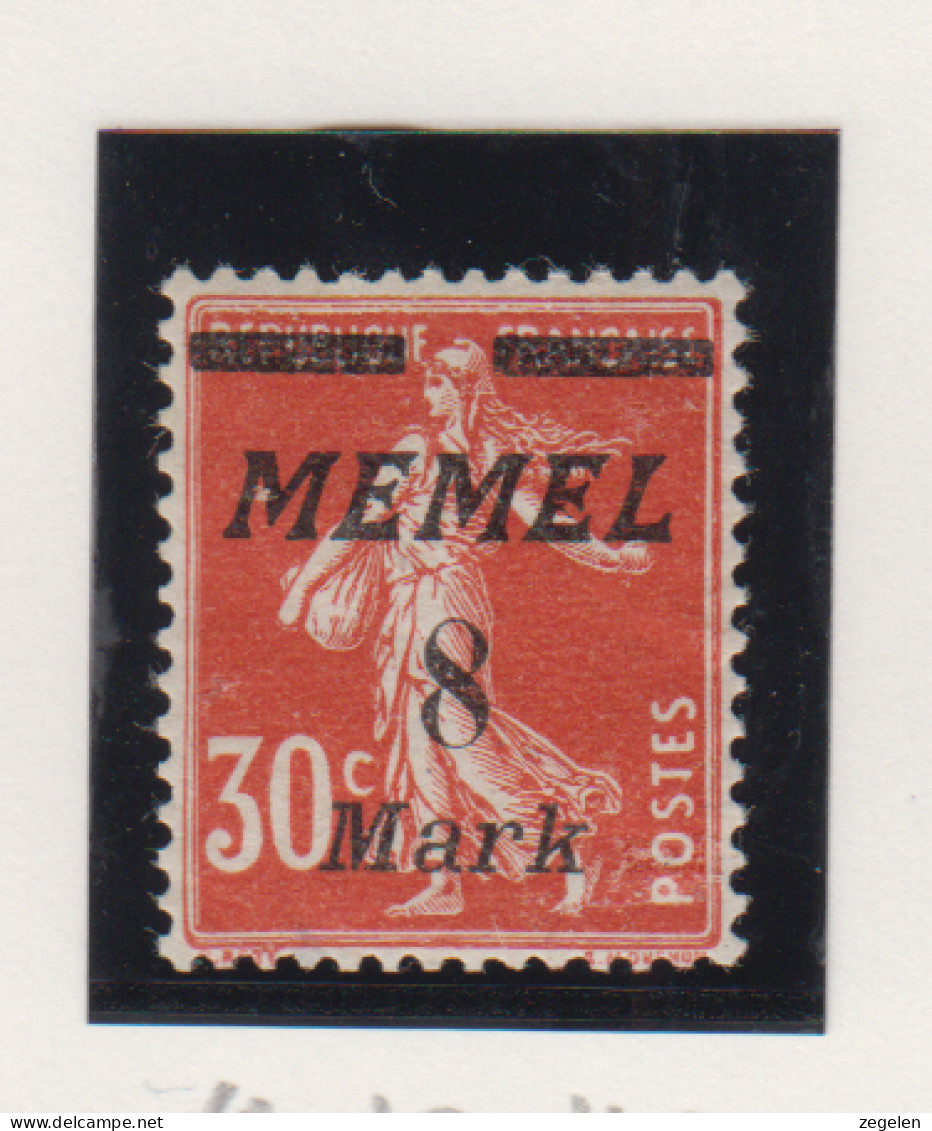 Memel Michel-nr. 112 ** - Andere & Zonder Classificatie