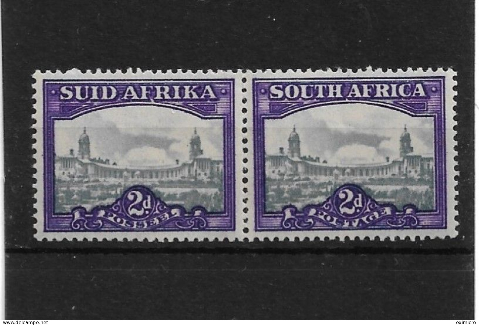 SOUTH AFRICA 1946 2d SLATE AND DEEP LILAC SG 107a UNMOUNTED MINT SINGLES Cat £22 - Nuovi