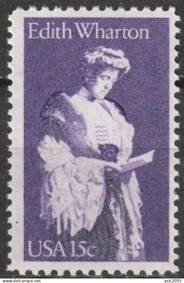 USA 1980 Mi-Nr.1439 ** Postfrisch 10 Jahre Edith Wharton ( U 80) Günstige Versandkosten - Unused Stamps