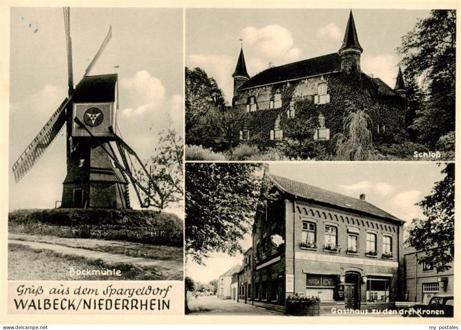 73869171 Walbeck Geldern Rheinland Bockmuehle Schloss Gasthaus Zu Den Drei Krone - Geldern