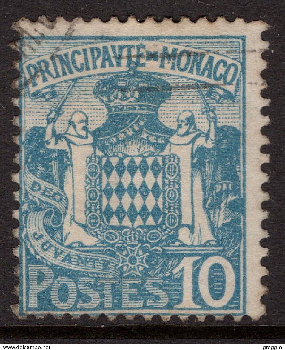 Monaco 1924 Single Stamp Coat Of Arms In Fine Used - Oblitérés