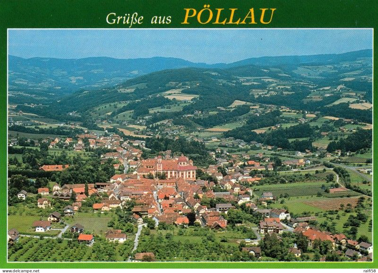 1 AK Österreich / Steiermark * Blick Auf Die Marktgemeinde Pöllau - Luftbildaufnahme * - Pöllau