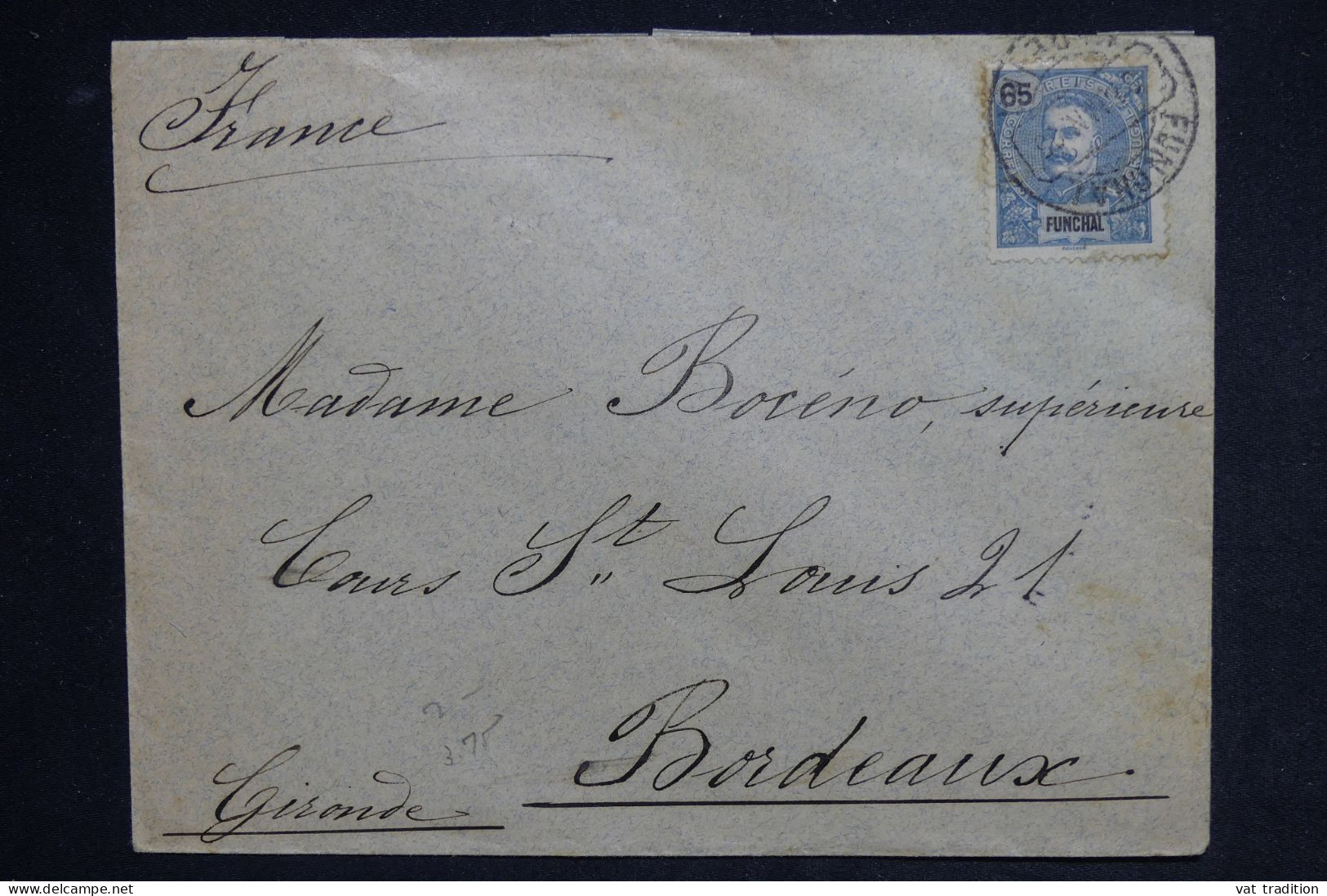 FUNCHAL - Enveloppe Pour La France En 1905 - L 149333 - Funchal