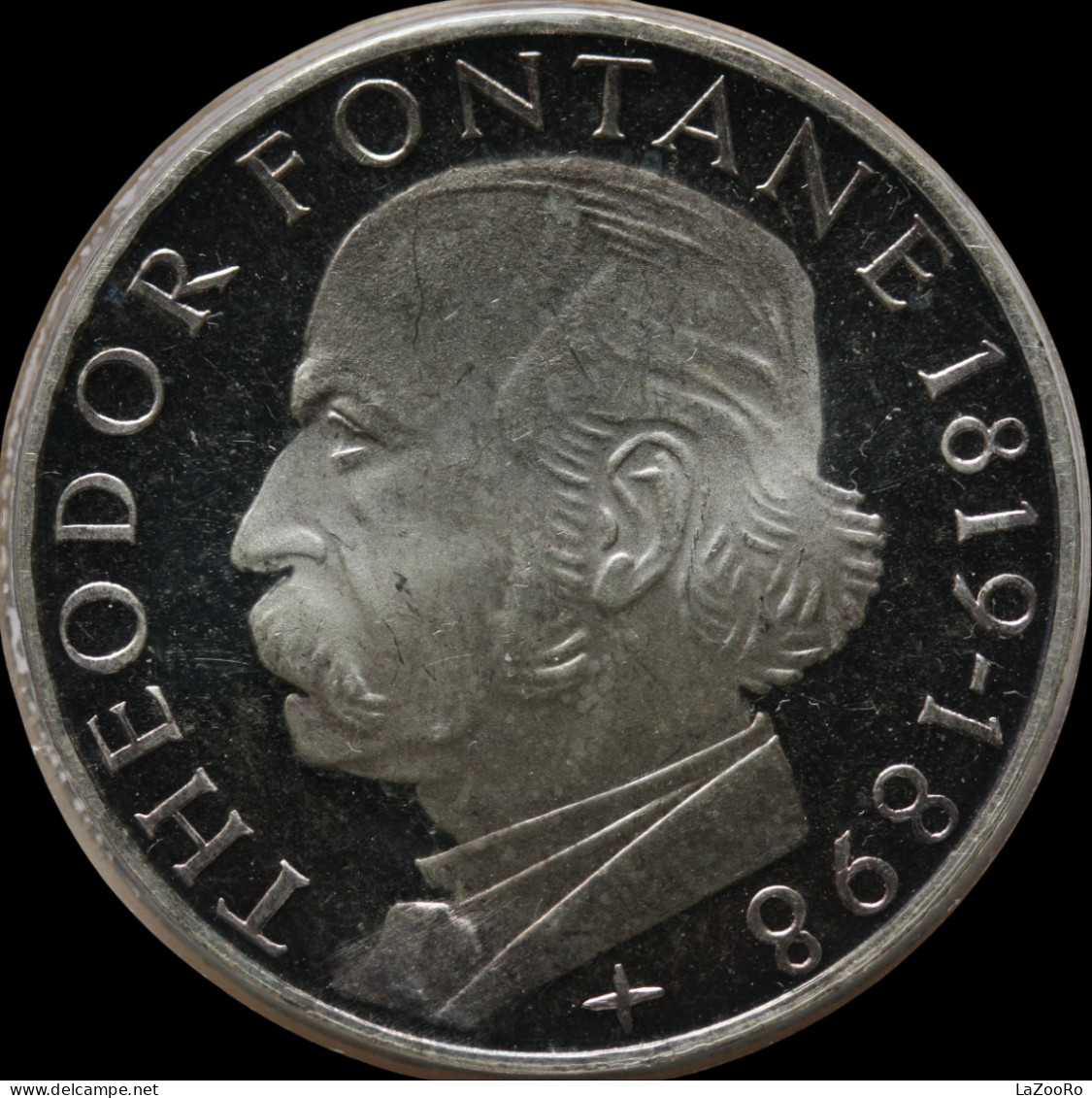 LaZooRo: Germany 5 Mark 1969 G PROOF Fountains Scarce - Silver - Gedenkmünzen