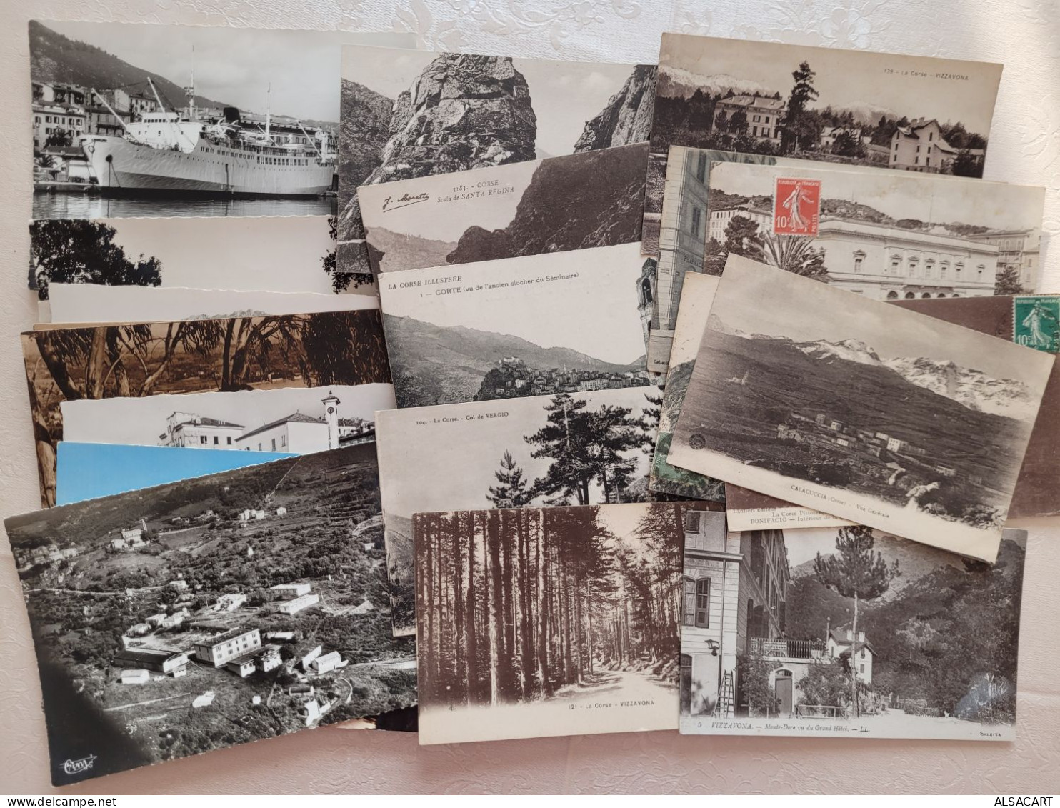 Lot De 25 Cartes Diverses De Corse - 5 - 99 Postcards