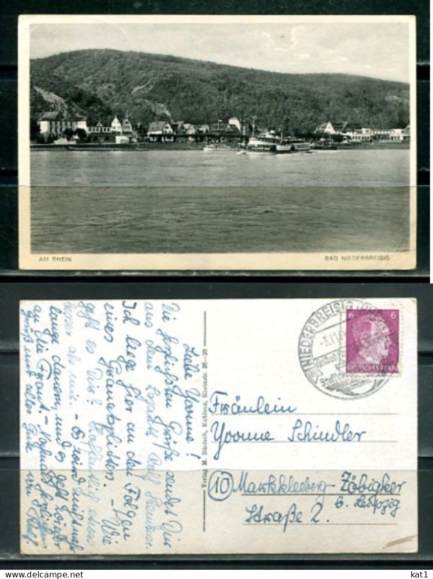 K19285)Ansichtskarte: Bad Breisig, Totale, Gelaufen 1943 - Bad Breisig