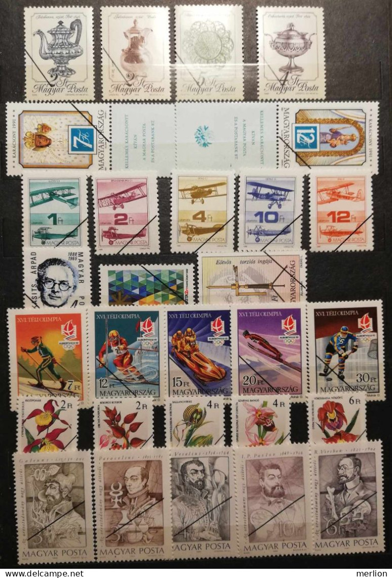SP001  Hungary  Specimen  Lot Of 29 Stamps  1980-90's - Probe- Und Nachdrucke