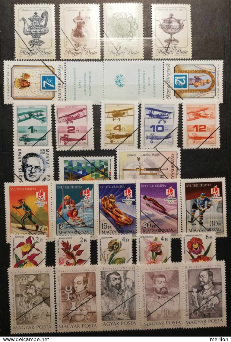 SP001  Hungary  Specimen  Lot Of 29 Stamps  1980-90's - Proeven & Herdrukken