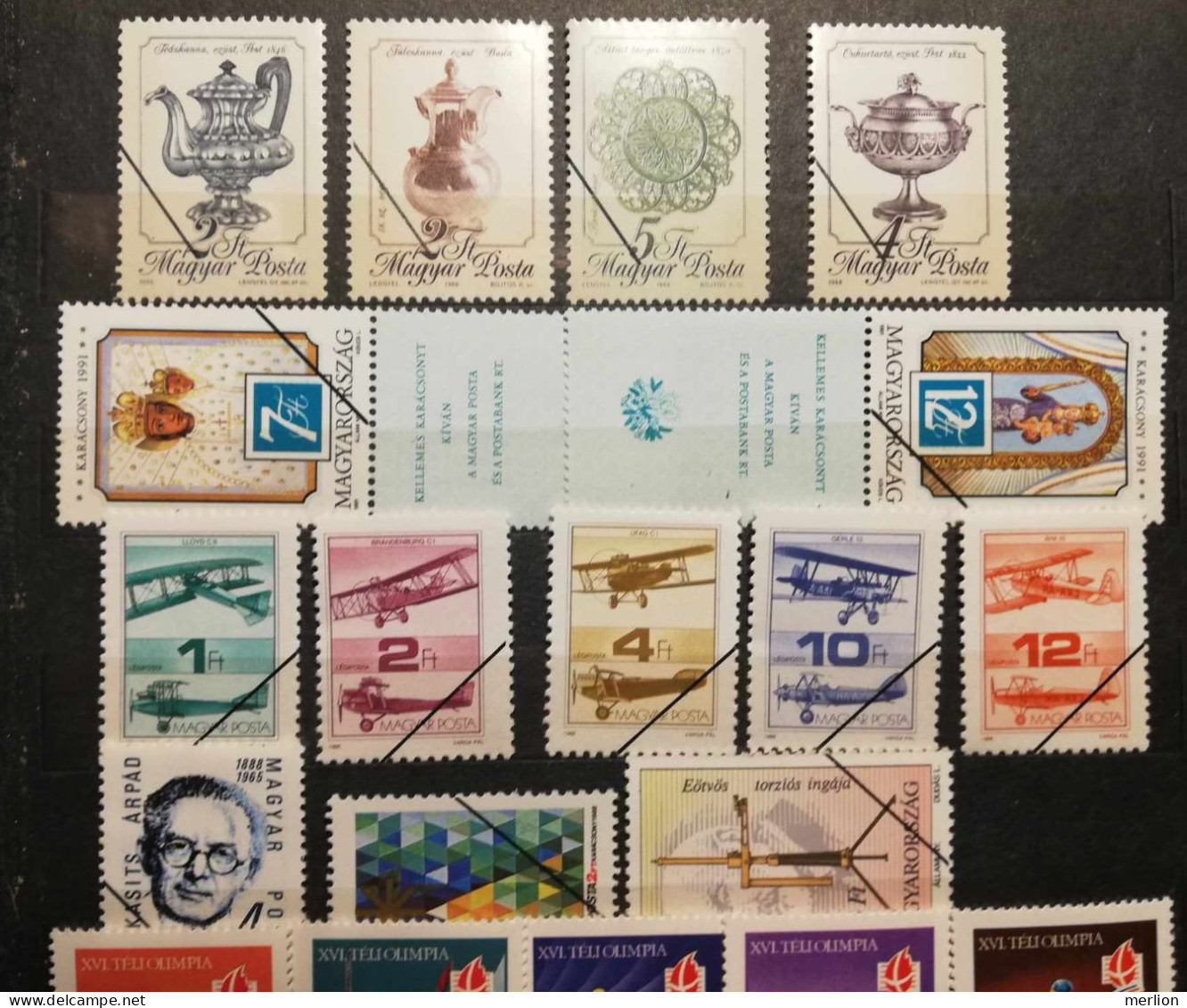 SP001  Hungary  Specimen  Lot Of 29 Stamps  1980-90's - Probe- Und Nachdrucke