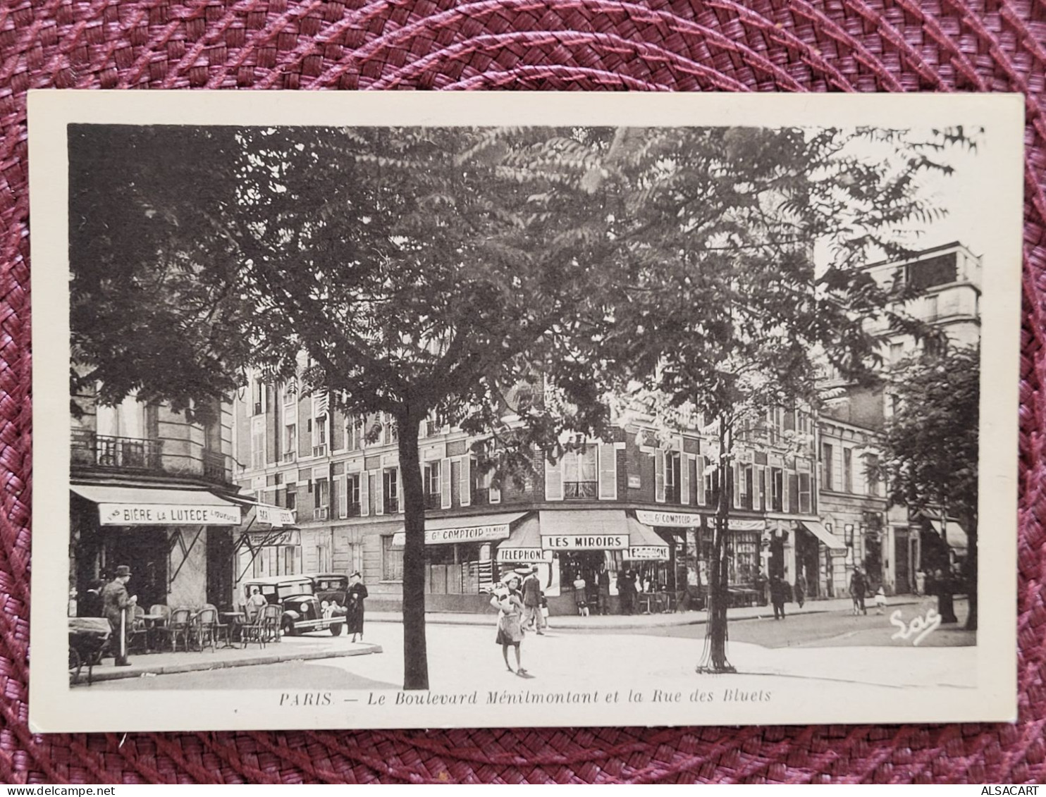 Paris , Boulevard Menilmontant Et La Rue Des Bluets,  XI Ieme - Distrito: 11