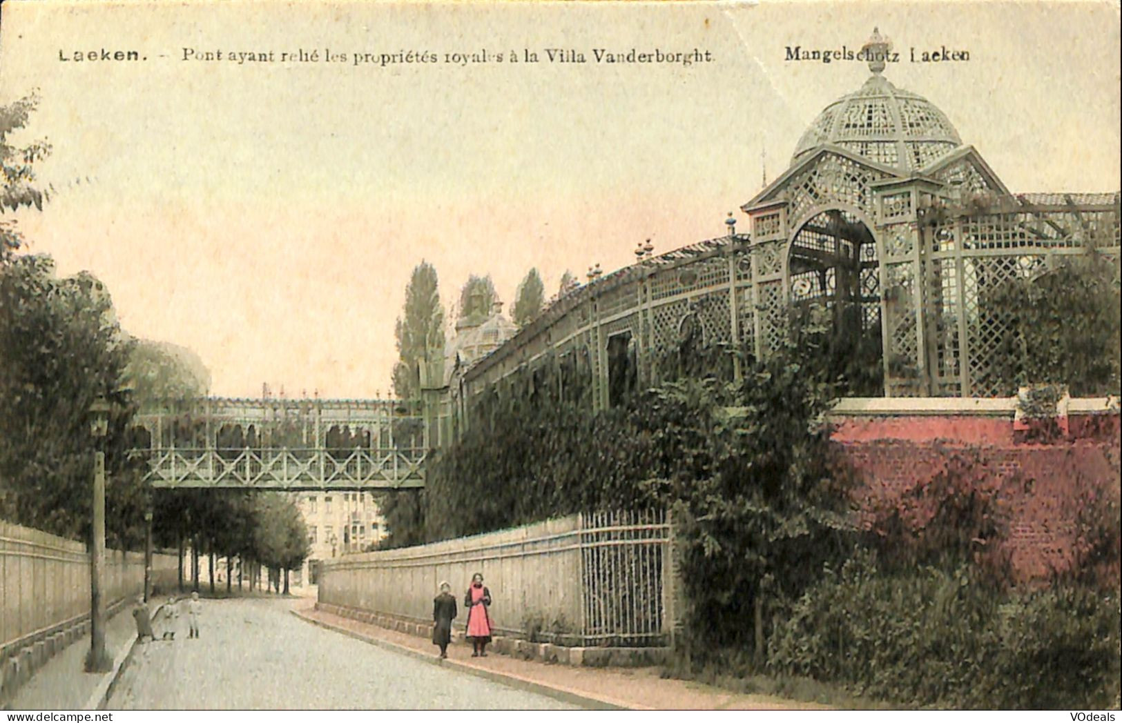 Belgique - Brussel - Bruxelles - Laeken - Pont Reliant Les Propriétés Royales à La Villa Vandenborgt - Laeken