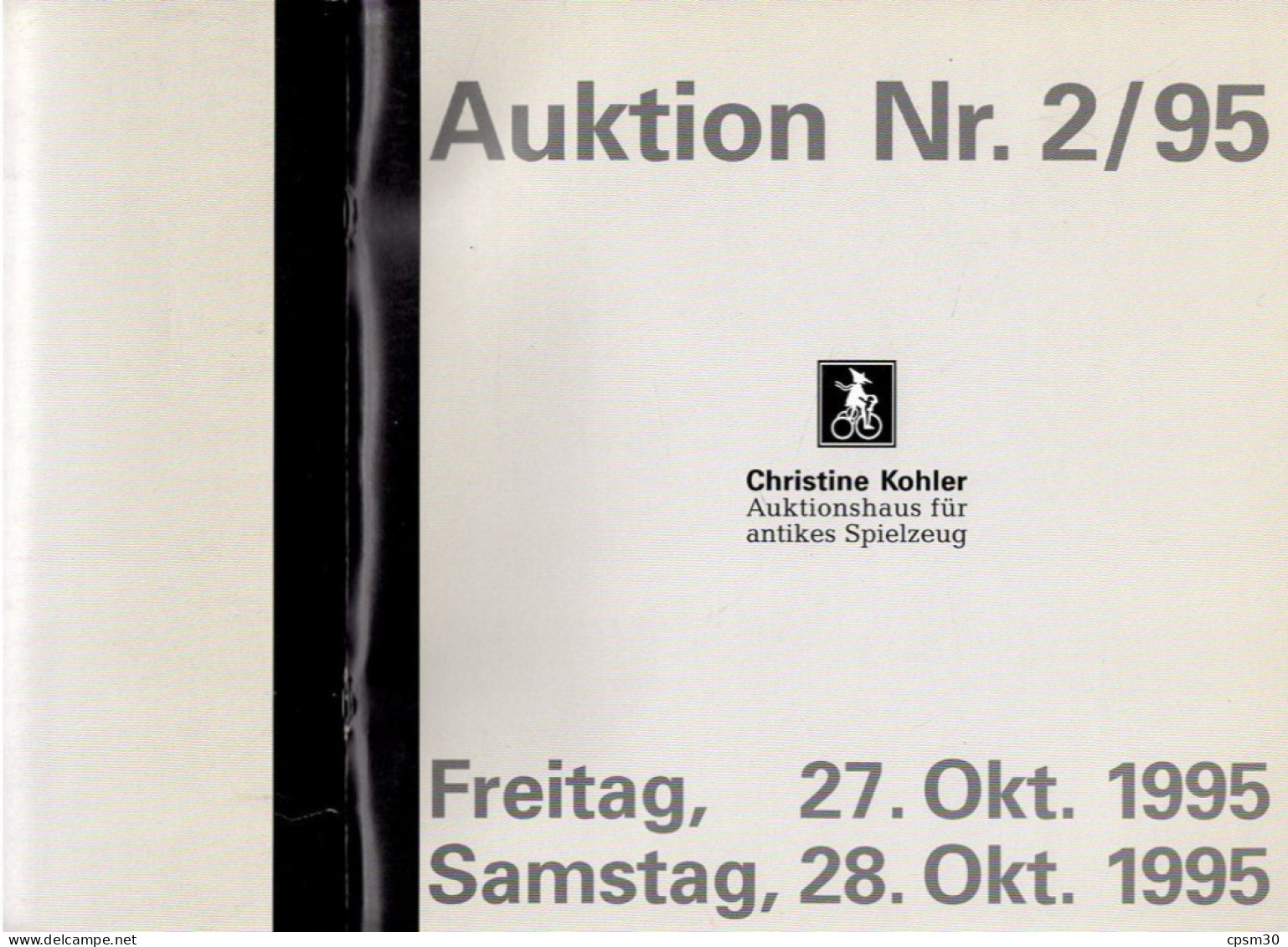 Livre, Auktion Nr 2/95, Auktionshaus Fur Antikes Spielzeug, 1995 - Cataloghi