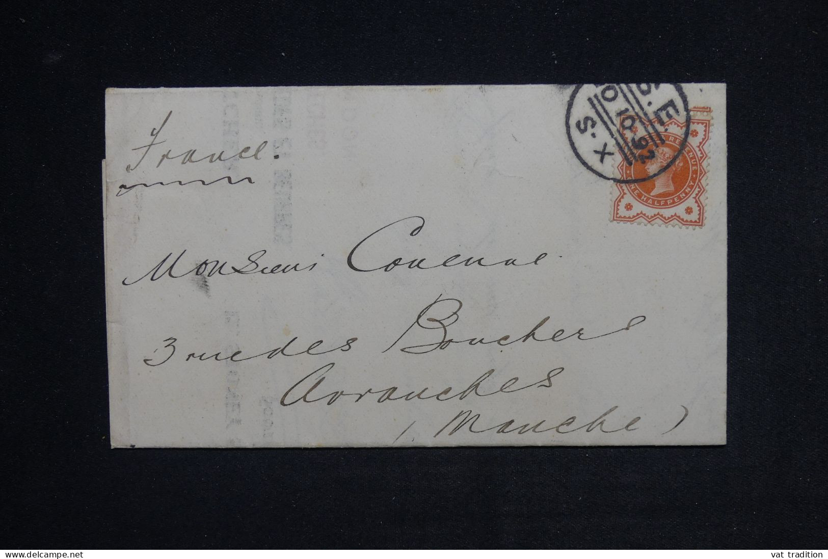 ROYAUME UNI - Victoria Sur Enveloppe Pour La France En 1892 - L 149348 - Storia Postale