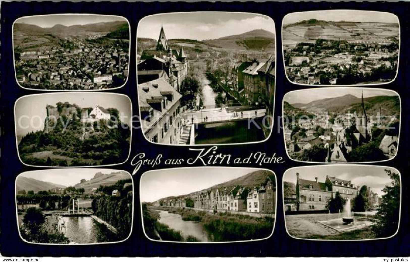 73762300 Kirn Nahe Teilansichten Ruine Nahepartie Schloss Kirn Nahe - Kirn