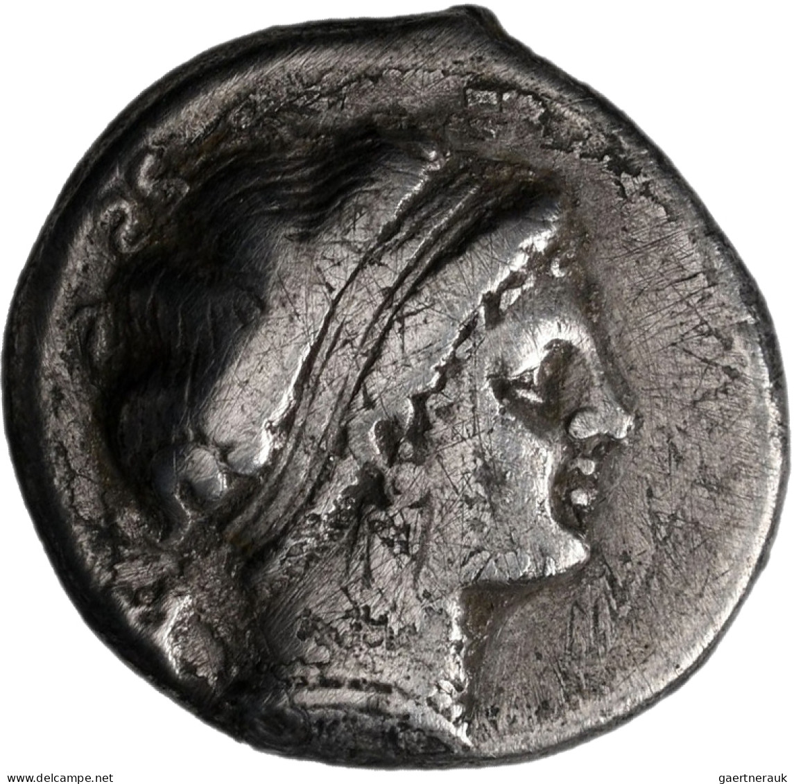 Campanien: Campanien, Neapolis: AR-Didrachme, 6,91 G, Sehr Schön. - Greek