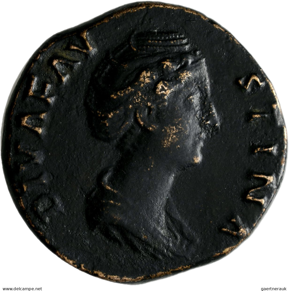 Faustina Maior (+ 141 N.Chr.): Æ-Sesterz, 22,4 G, Geprägt Unter Antoninus Pius, - The Anthonines (96 AD To 192 AD)