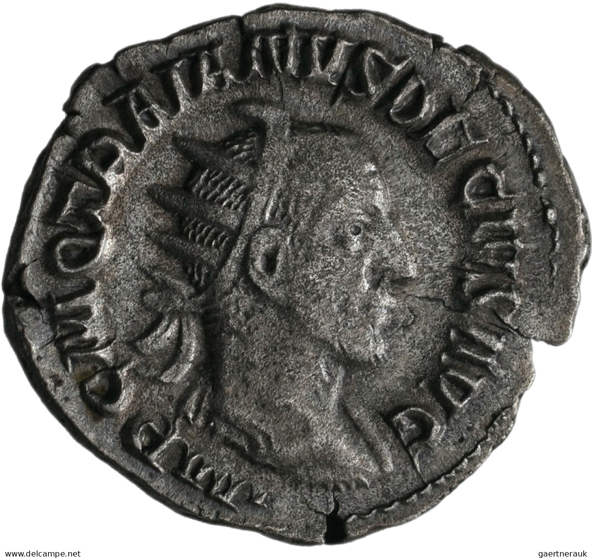 Traianus Decius (249 - 251): AR-Antoninian, 3,52 G, Büste Nach Rechts // Dacia N - The Military Crisis (235 AD Tot 284 AD)