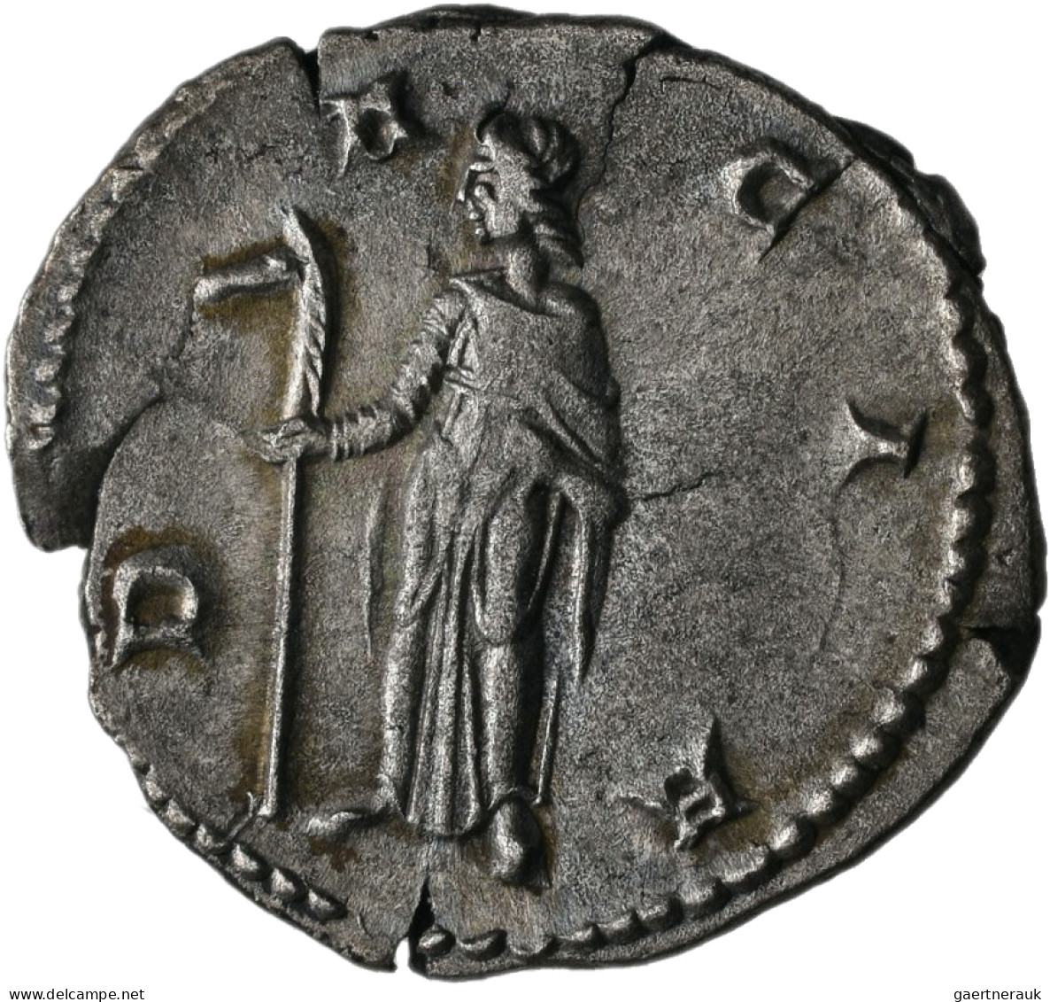Traianus Decius (249 - 251): AR-Antoninian, 3,52 G, Büste Nach Rechts // Dacia N - The Military Crisis (235 AD To 284 AD)