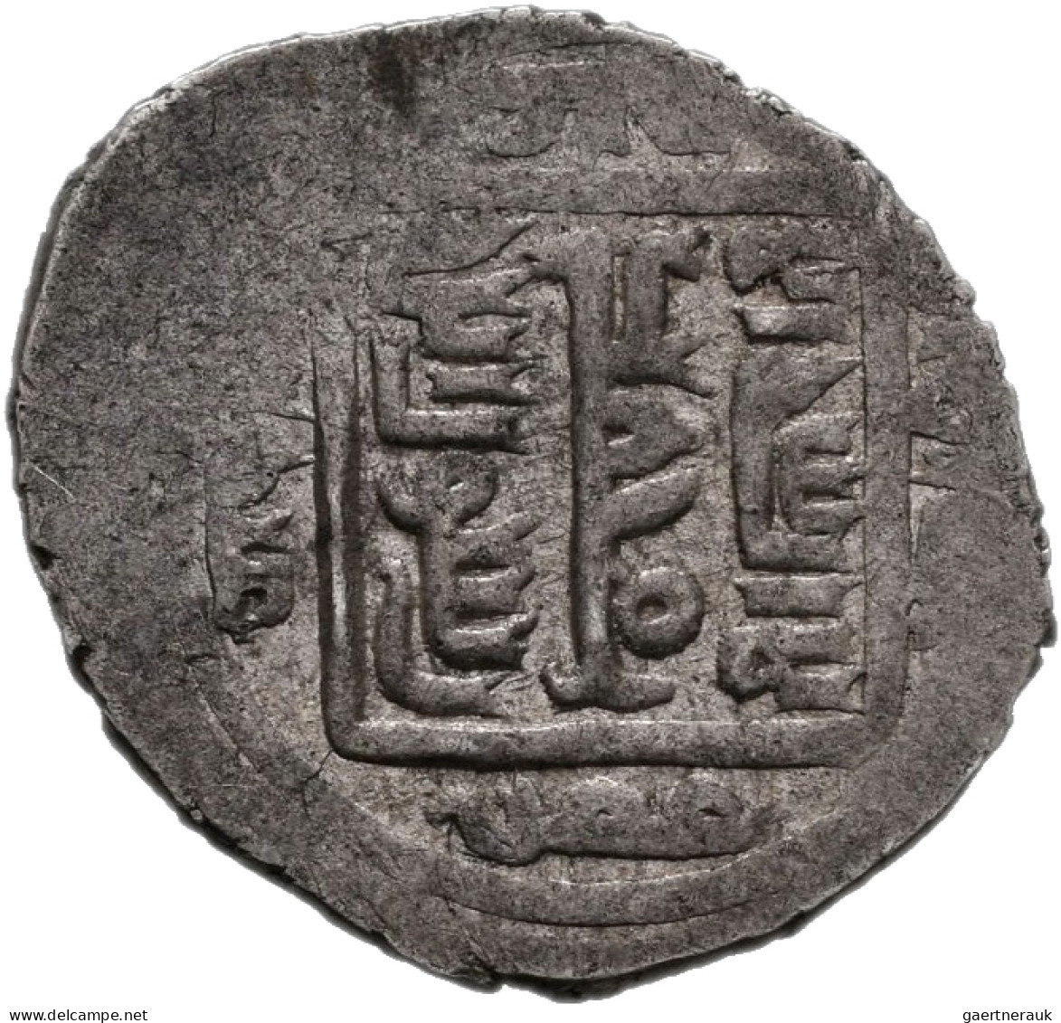 Ilchane: Anushirvan, 1/2 Dirhem 745-755 AH, Tabriz, 1,26 G, Schön - Sehr Schön. - Islamische Münzen