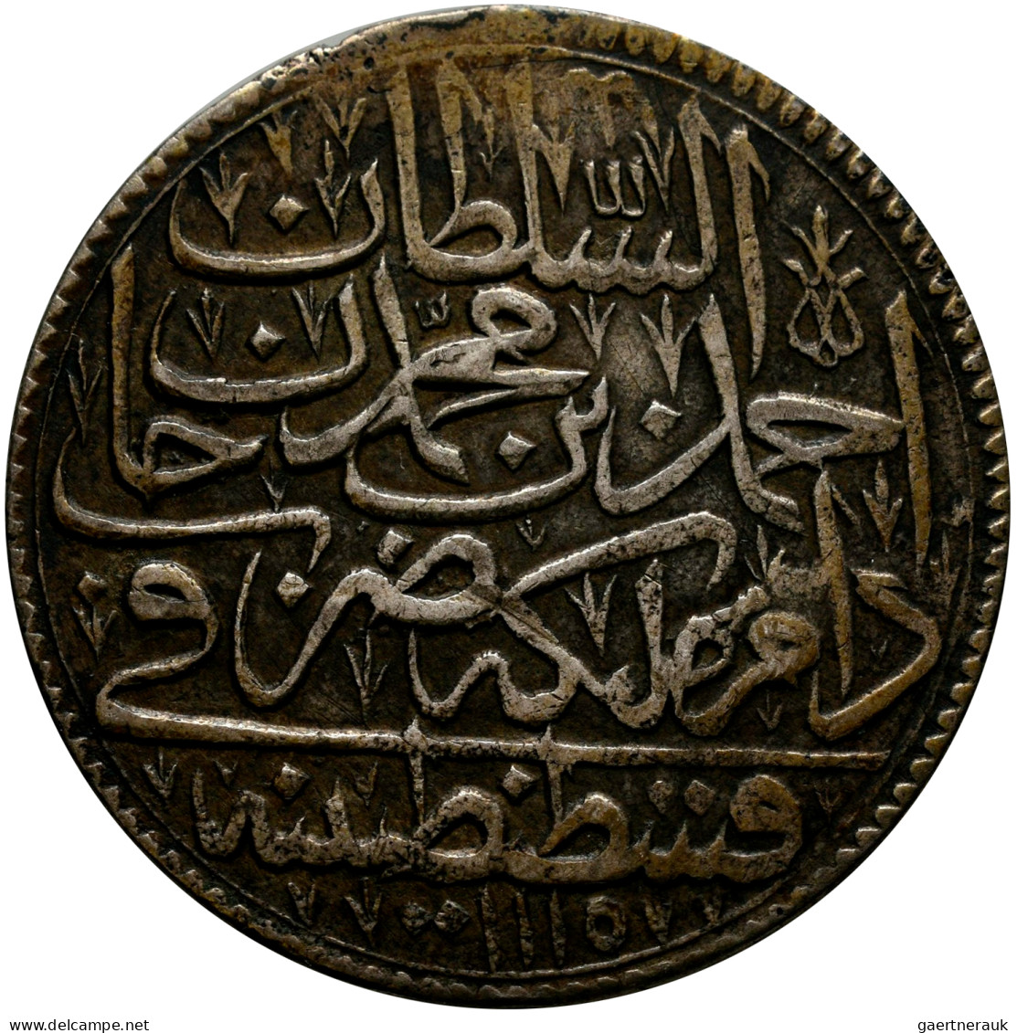 Osmanen: Ahmed III. 1115 - 1143 (1703-1730): Zolota 1115. 19,22 G. Randfehler / - Islamitisch