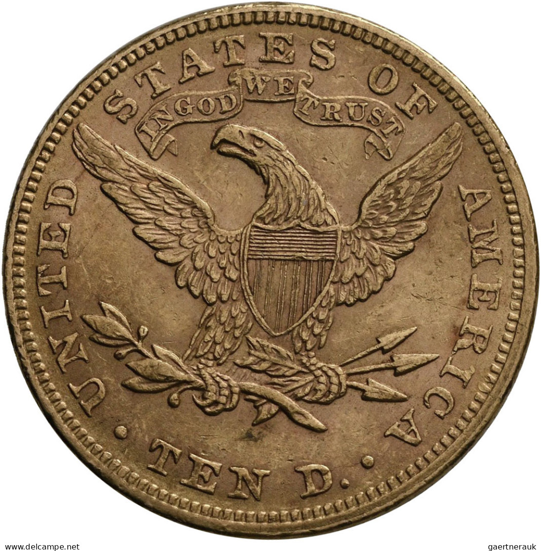 Vereinigte Staaten Von Amerika - Anlagegold: 10 Dollars 1894 (Eagle - Liberty He - Autres & Non Classés