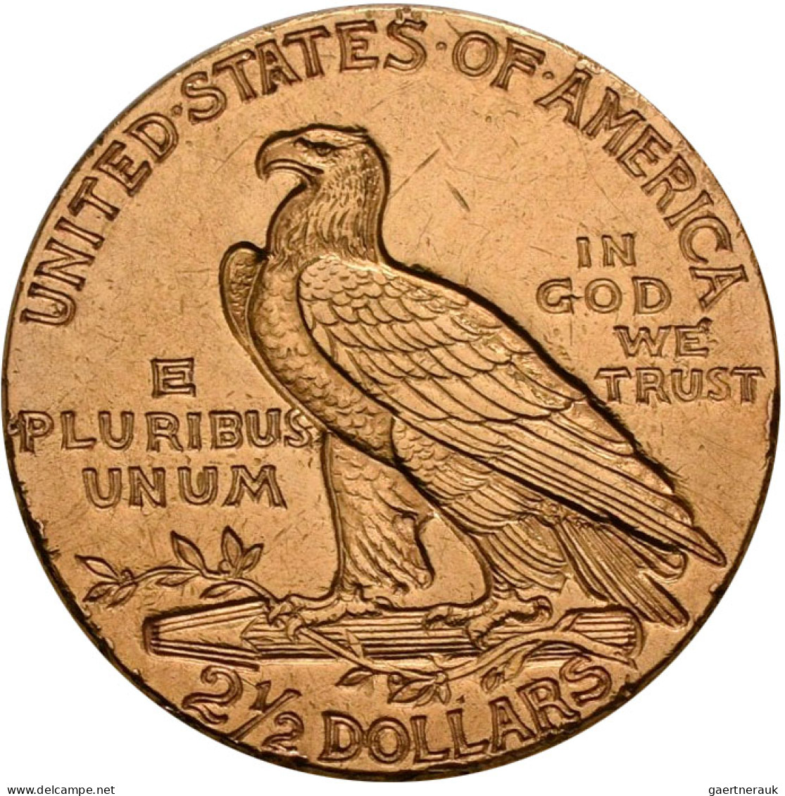 Vereinigte Staaten Von Amerika - Anlagegold: 2,5 Dollars 1913 (2½ $ / Quarter Ea - Andere & Zonder Classificatie