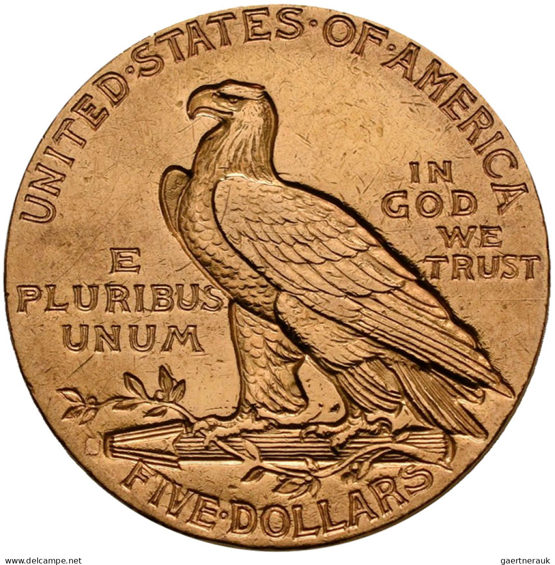 Vereinigte Staaten Von Amerika - Anlagegold: 5 Dollars 1912 S (Half Eagle - Indi - Autres & Non Classés