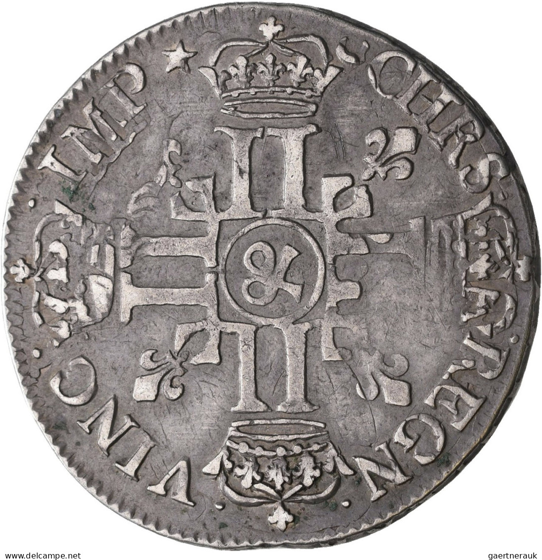 Frankreich: Louis XIV. 1643-1715: ½ Ecu 1692 Aux 8 L, Mint Mark Ampersand (&) - - Sonstige & Ohne Zuordnung