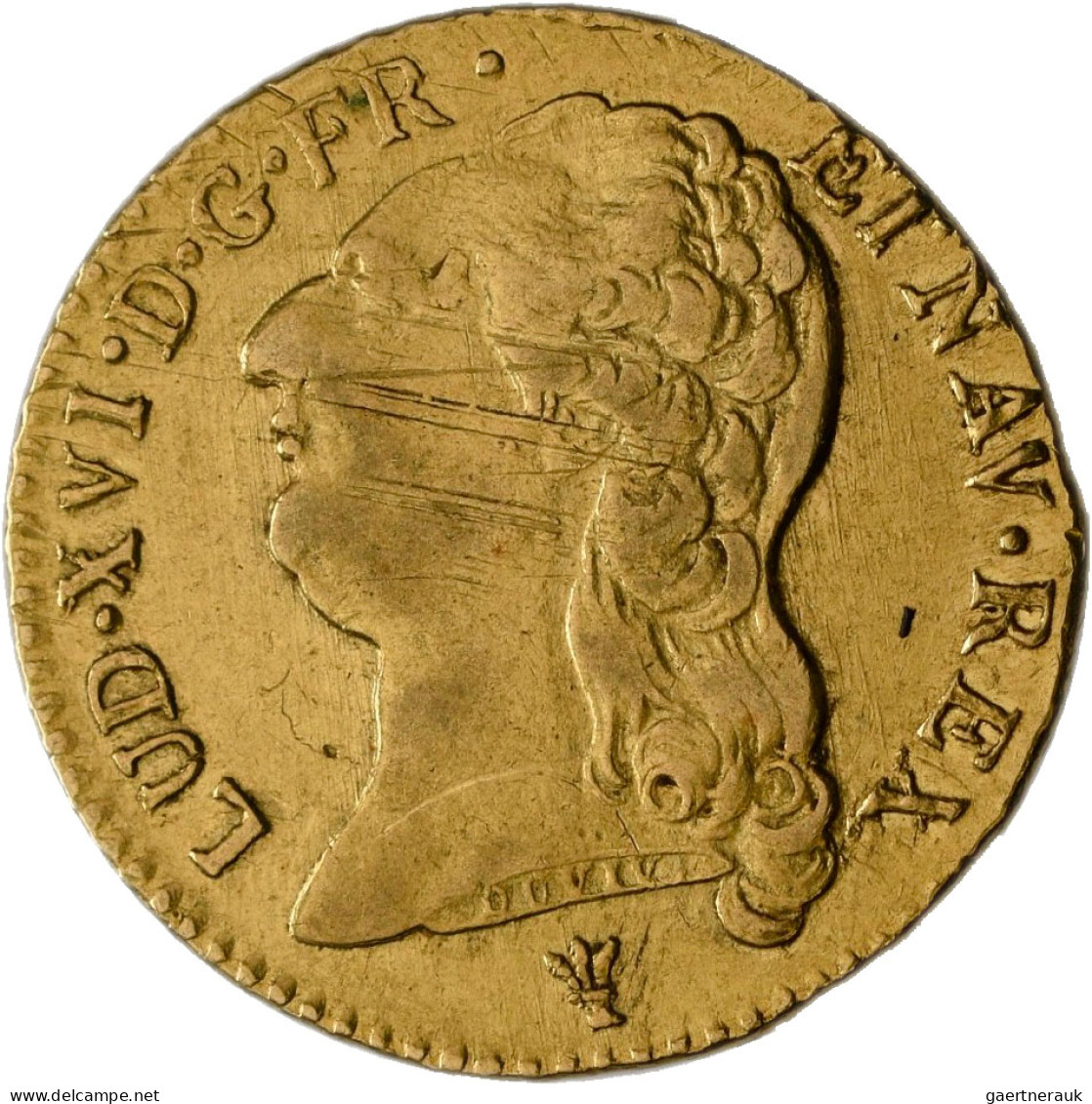 Frankreich: Louis XVI. 1774-1793: Louis D'or 1788 I - Limoges. Kopf Nach Links, - Andere & Zonder Classificatie