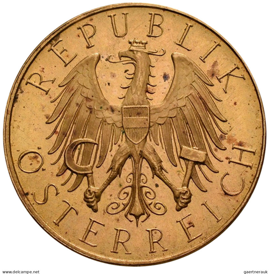 Österreich - Anlagegold: 1. Republik Bis 1945: 25 Schilling 1931, Edelweiss, KM# - Autriche