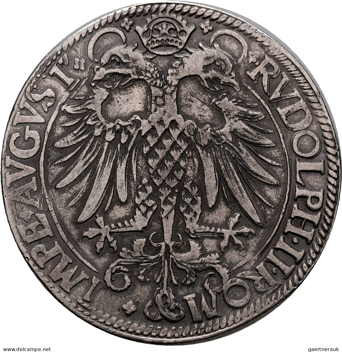 Altdeutschland Und RDR Bis 1800: Nürnberg: Taler O. J. (1581/1582) Mit Titel Rud - Sonstige & Ohne Zuordnung