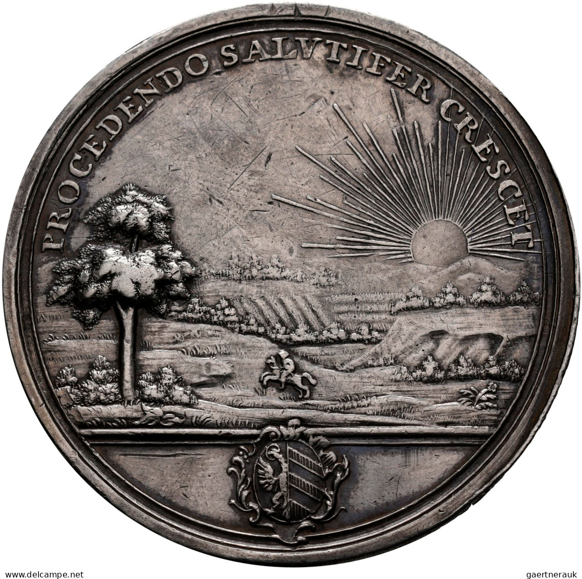 Altdeutschland Und RDR Bis 1800: Nürnberg: Silbermedaille 1764 (Chronogramm, Von - Sonstige & Ohne Zuordnung
