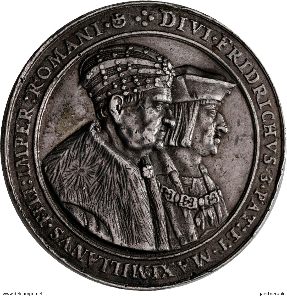 Haus Habsburg: Ferdinand I. 1521-1564: Zeitgenössische Silbergussmedaille 1531, - Sonstige – Europa