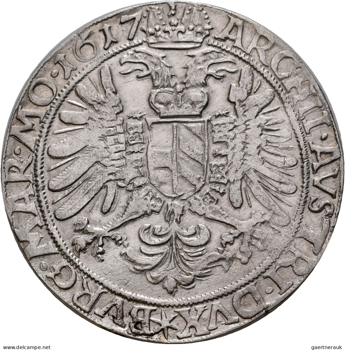 Haus Habsburg: Matthias 1612-1619: Taler 1617 (Reichstaler) Kuttenberg, Mmz. Seb - Autres – Europe