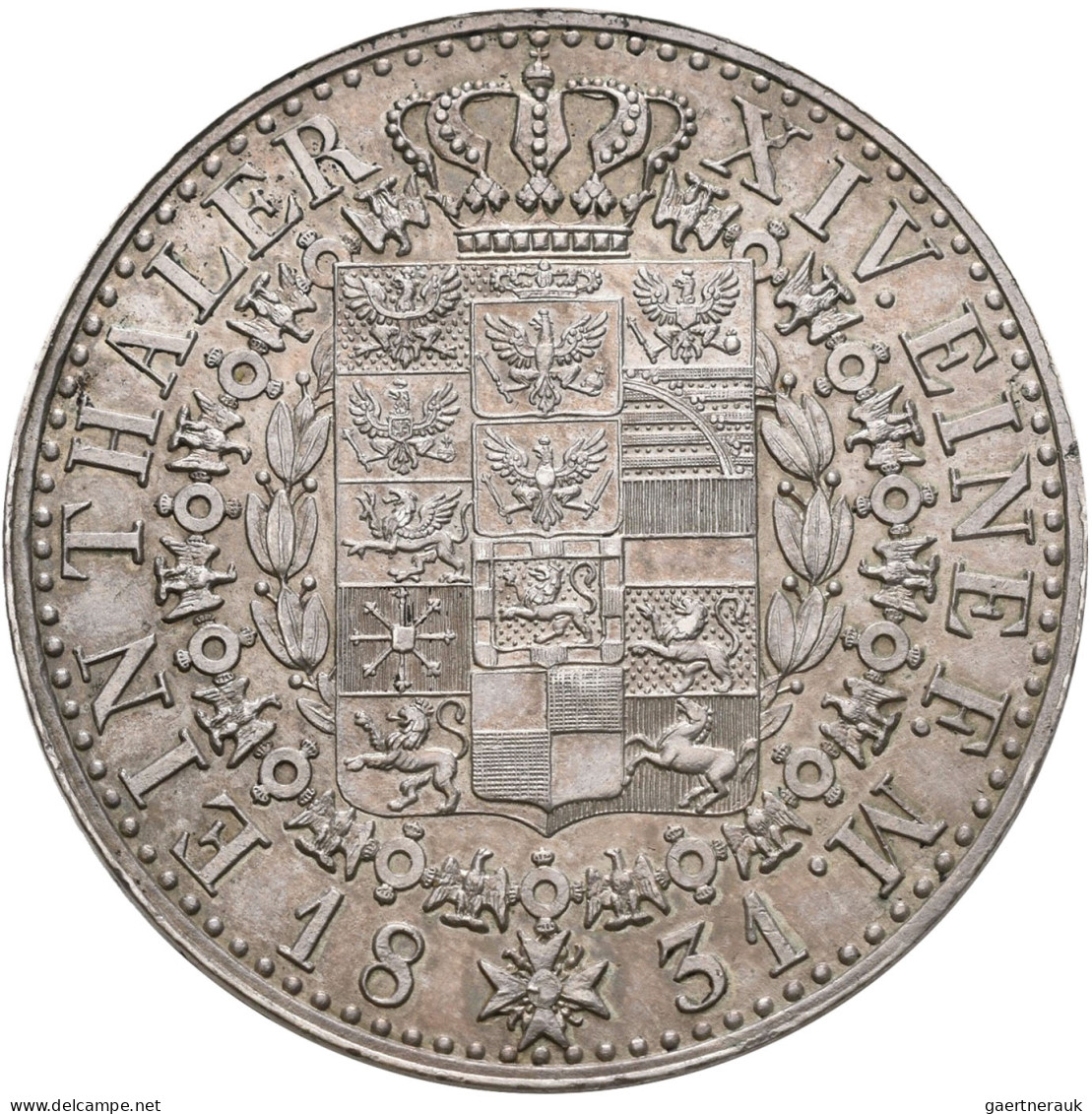 Preußen: Friedrich Wilhelm III. 1797-1840: Taler 1831 A. AKS 17, Jaeger 62. 22,1 - Otros & Sin Clasificación